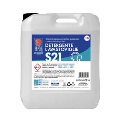 S21 DETERGENTE LAVASTOVIGLIE TANICA 18kg