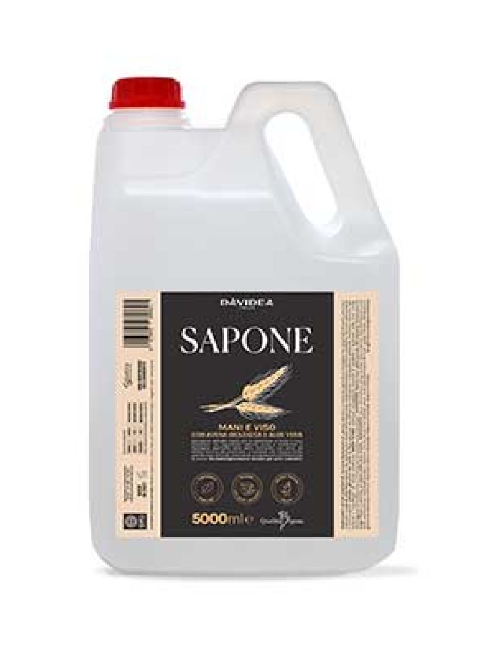 DAVIDEA SAPONE MANI E VISO AVENA TANICA 5lt