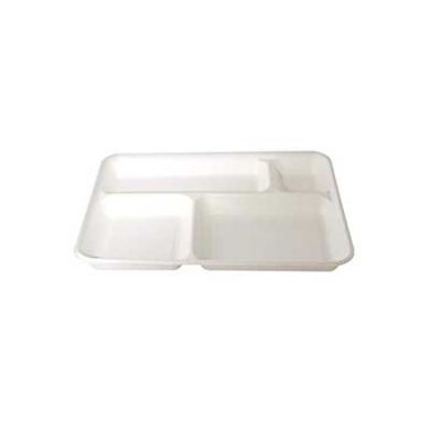 PIATTO VASSOIO 4 SCOMPARTI 37x27cm POLPA 160pz