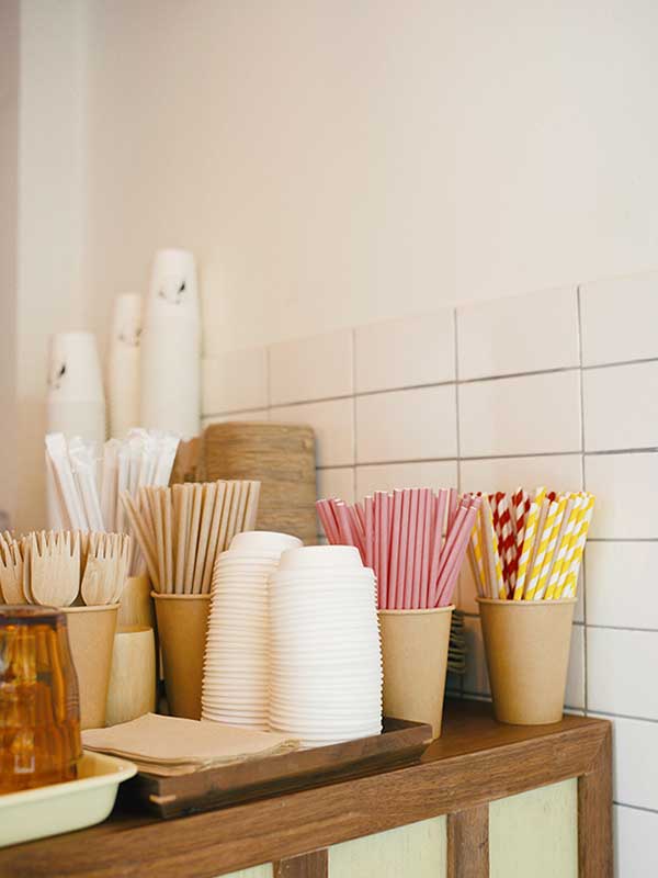 Soluzioni monouso per la ristorazione e il catering