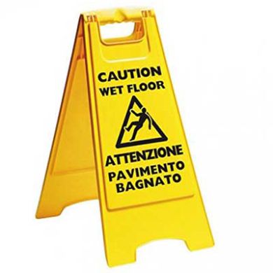 SEGNALE PAVIMENTO BAGNATO