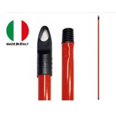 MANICO FERRO PLASTIFICATO ROSSO CM. 130