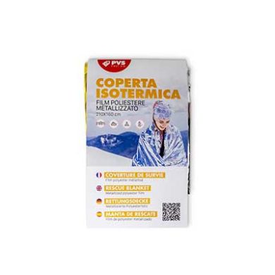 COPERTA ISOTERMICA ORO/ARGENTO 160x210cm