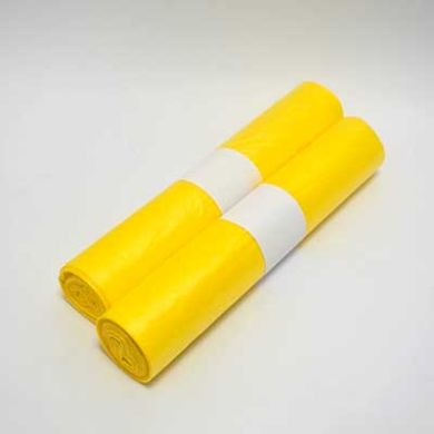 sacco immondizia giallo